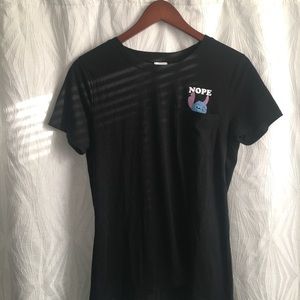 Pocket Stitch Black tee shirt❤️